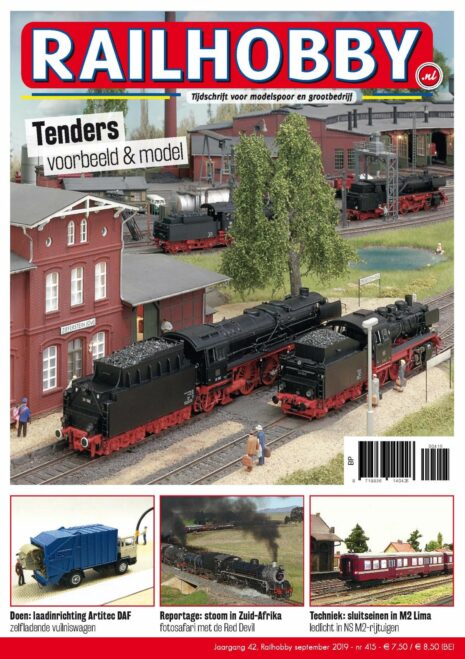 Railhobby, Tenders, treinen, modelspoor