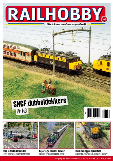 Railhobby, dubbeldekkers, treinen, modelspoor