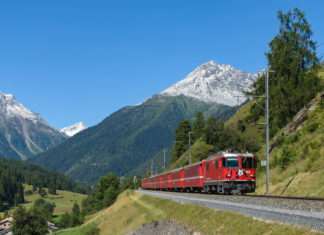 Sporen door de Alpen, Railhobby, treinen, Zwitserland