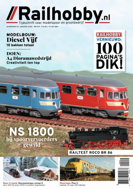 Railhobby, modelspoor, Plan U, grootbedrijf, Railhobby is vernieuwd