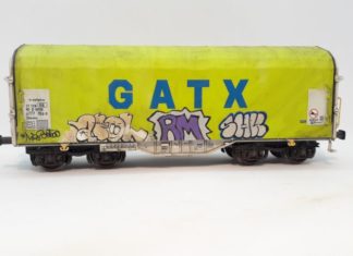 Doen: Graffiti op een huifwagen