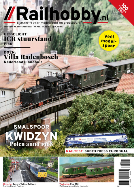 Railhobby uitgave 463 cover van de tijdschrift